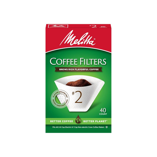 Melitta white cone coffee - white,