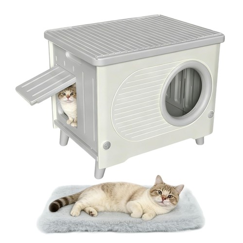 Outdoor cat house weatherproof - cat,